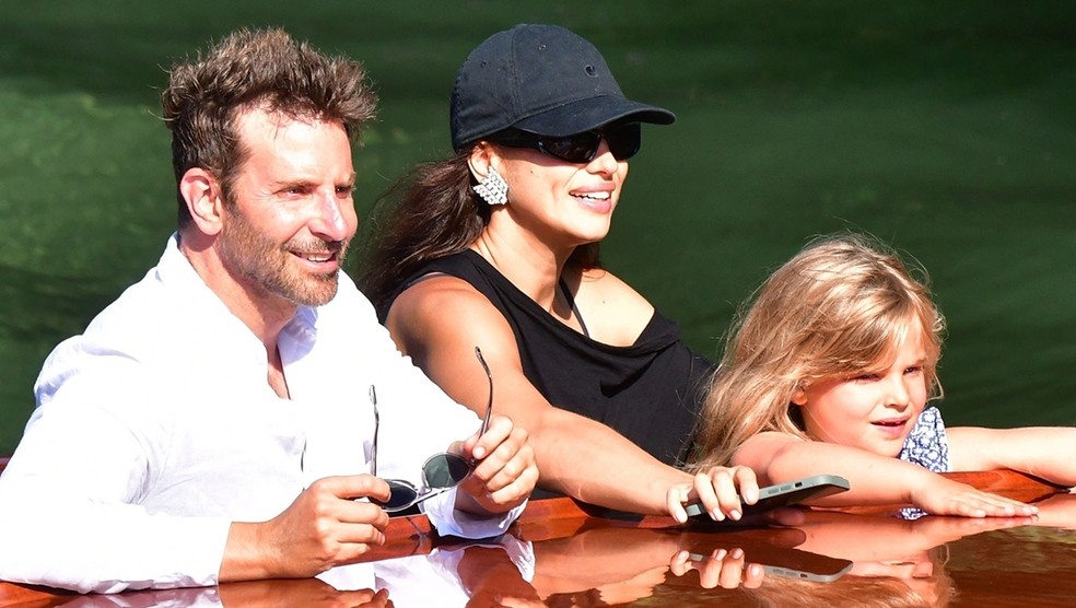Bradley Cooper, Irina Shayk e Lea de Seine — Foto: The Grosby Group