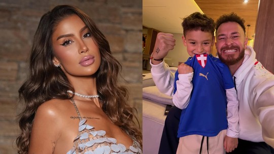 Bianca Andrade conta como divide criação do filho com Fred Bruno: 'Dois universos' Bianca Andrade conta como divide criação do filho com Fred Bruno: 'Dois universos'