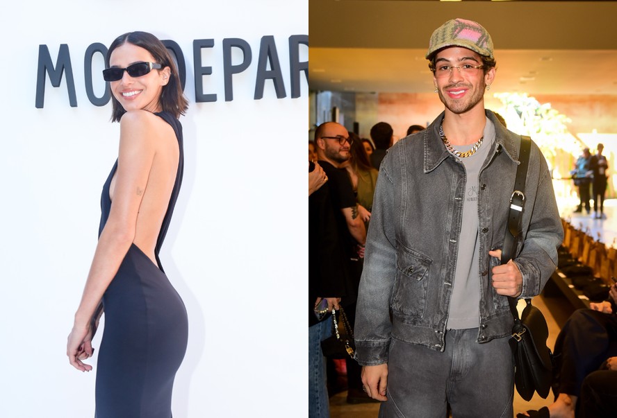 Bruna Marquezine vai acompanhada de João Guilherme a desfile de marca de  Sasha