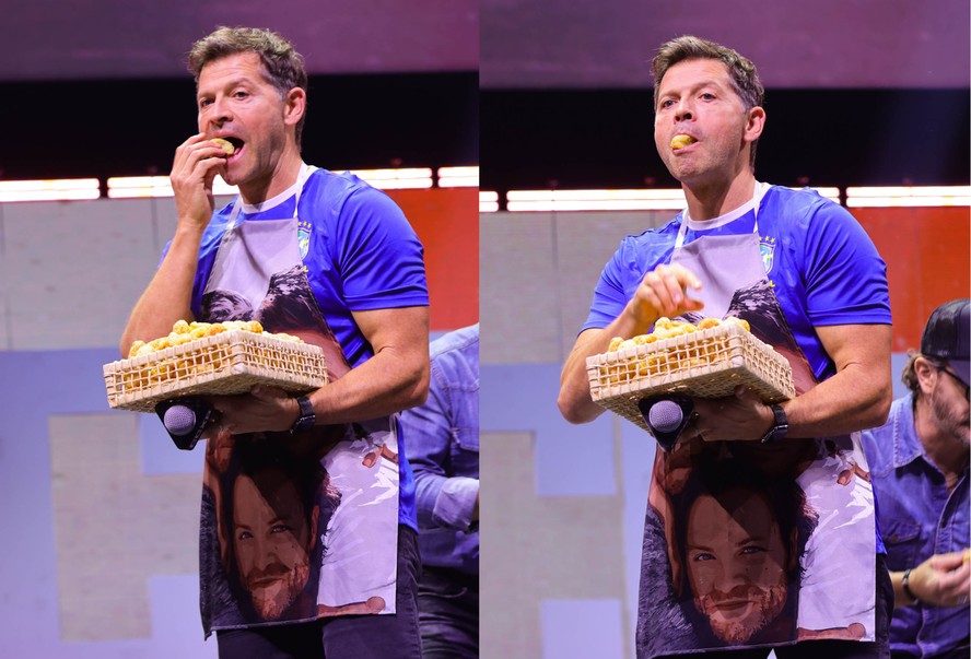 Misha Collins, o Castiel de ‘Supernatural’, distribui pão de queijo e agita painel na CCXP25