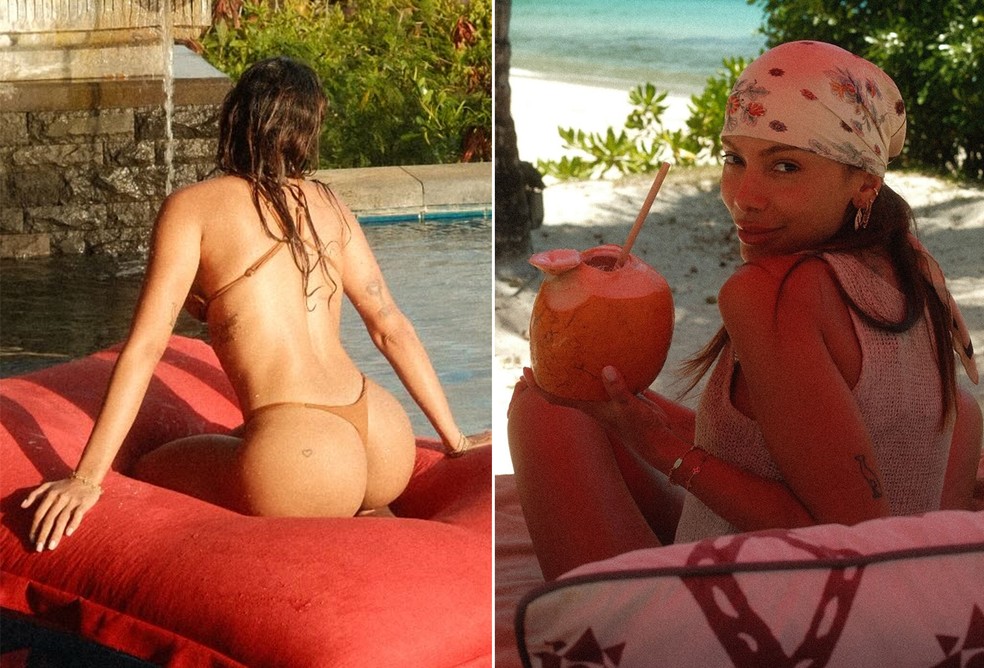 Anitta em viagem a Socotra, ilha no Imen  Foto: Reproduo/Instagram