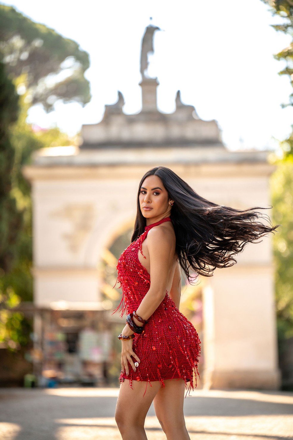 Isabelle Nogueira faz ensaio fotográfico em Roma — Foto: Donavan @donavan_photos