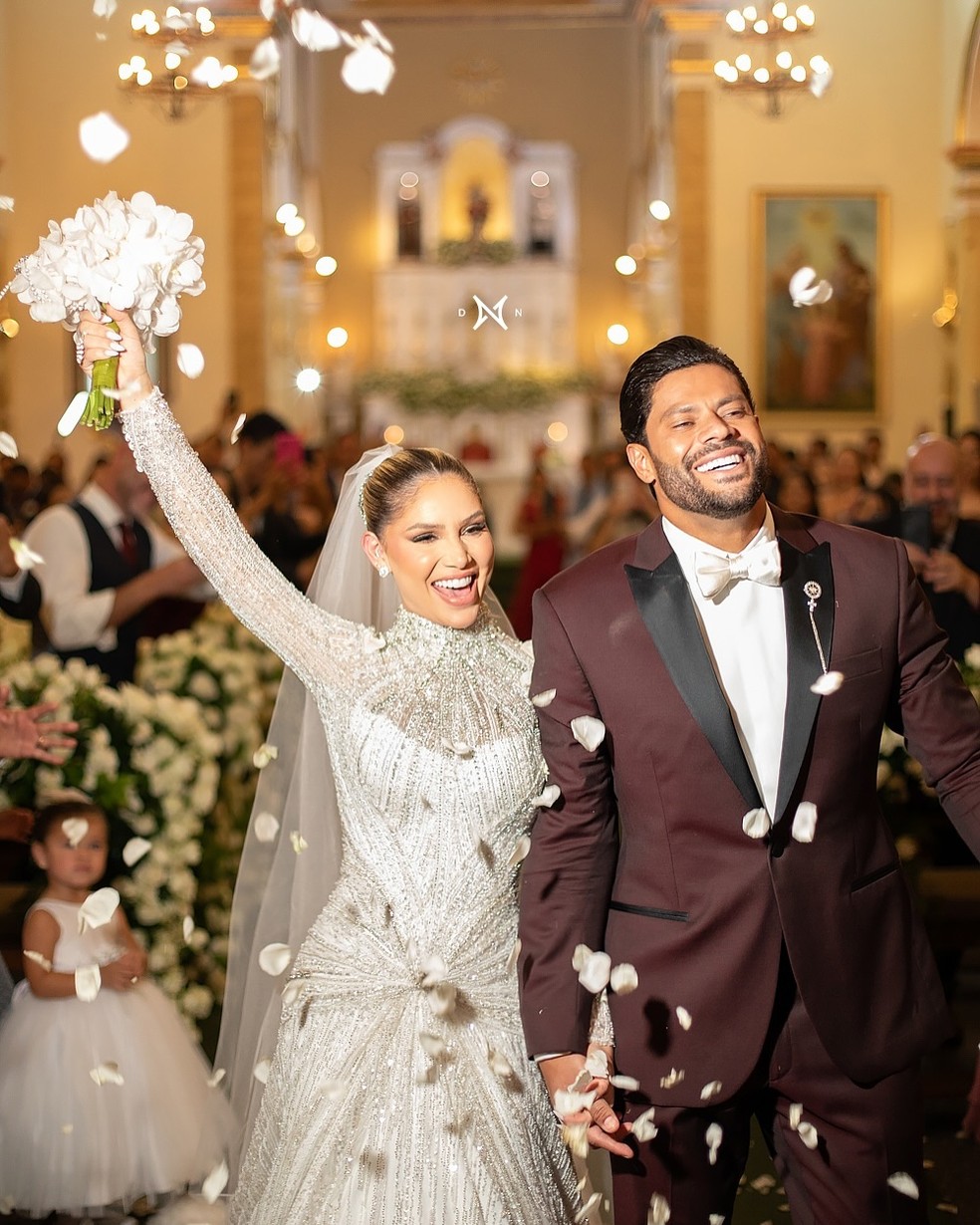 Hulk se casou com Camila após término com Iran — Foto: Reprodução/Instagram