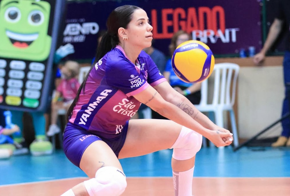 Key Alves volta a jogar vôlei em liga dos EUA seis meses após dar à luz ...