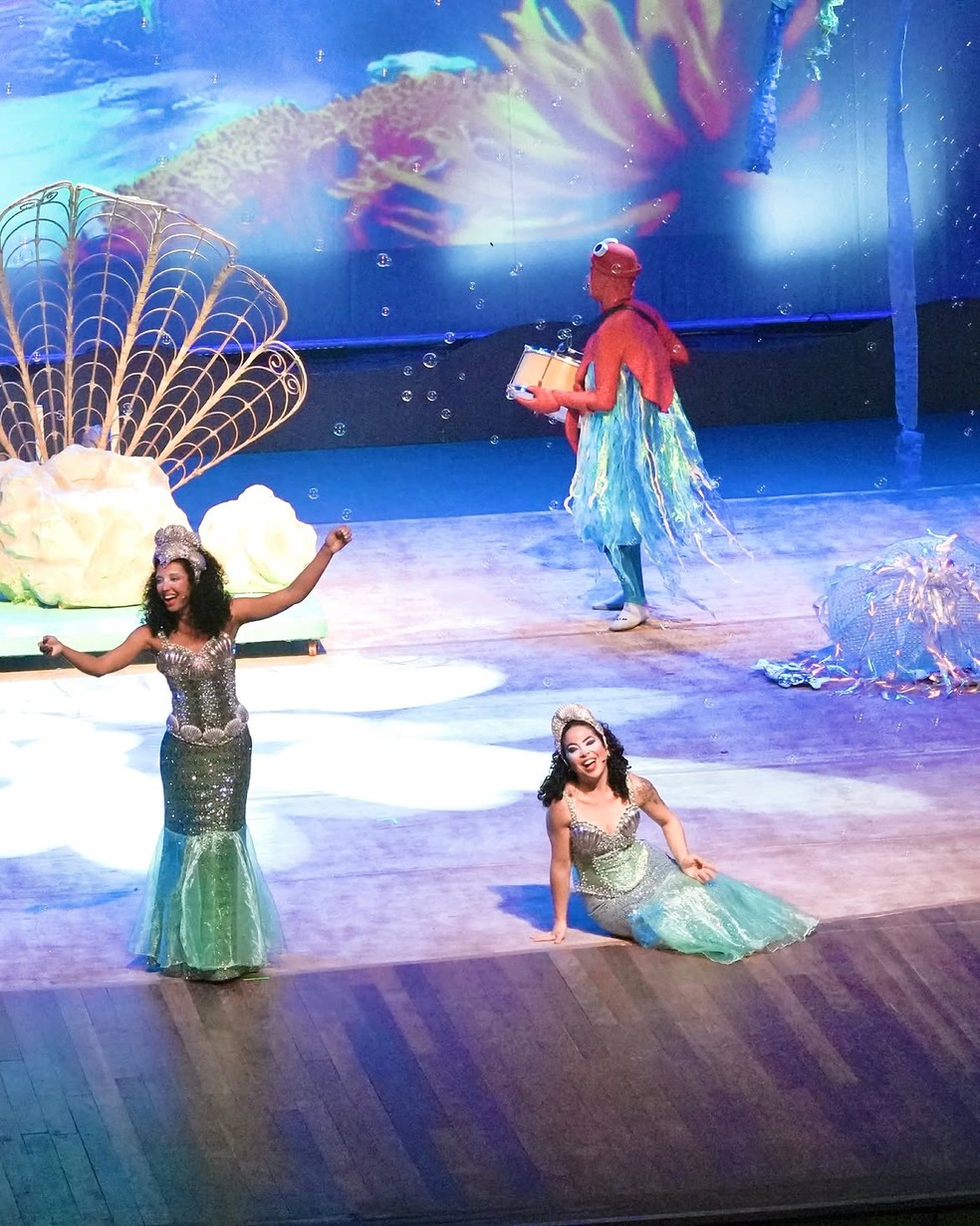 Agnes Brichta interpreta Ariel, a Pequena Sereia, em 'Sonho Encantado de Cordel' — Foto: Waype Films