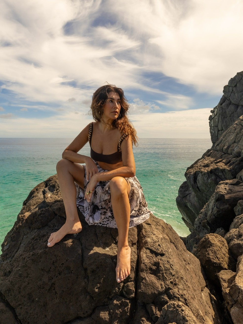 Fernanda Paes Leme em Fernando de Noronha — Foto: Reprodução/Instagram
