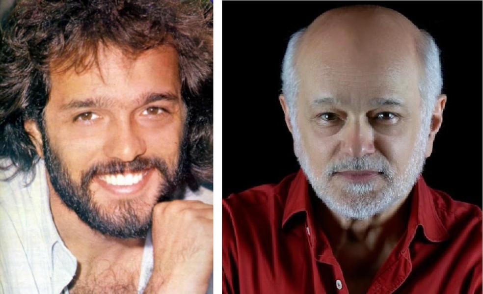 Antes e depois: Jayme Periard no início da década de 1990 e visual atual — Foto: Reprodução e Luciana Mesquita