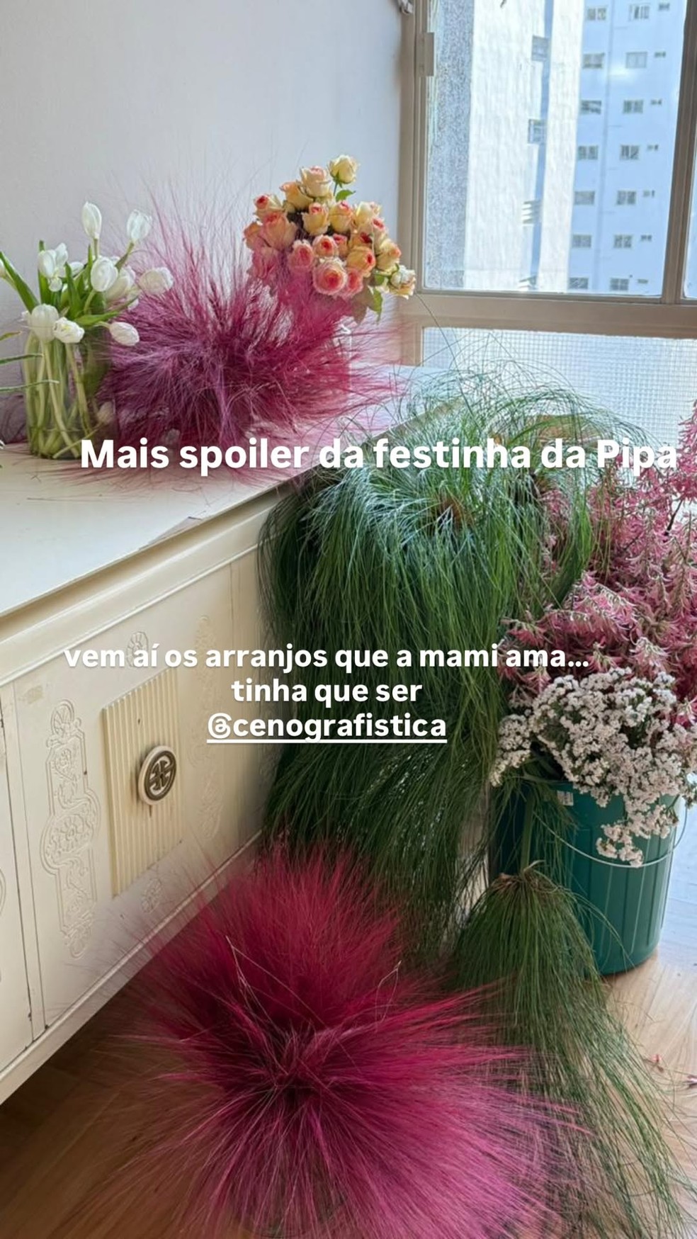 Fernanda Paes Leme comemora 2 anos da filha com festa intimista — Foto: Reprodução/Instagram