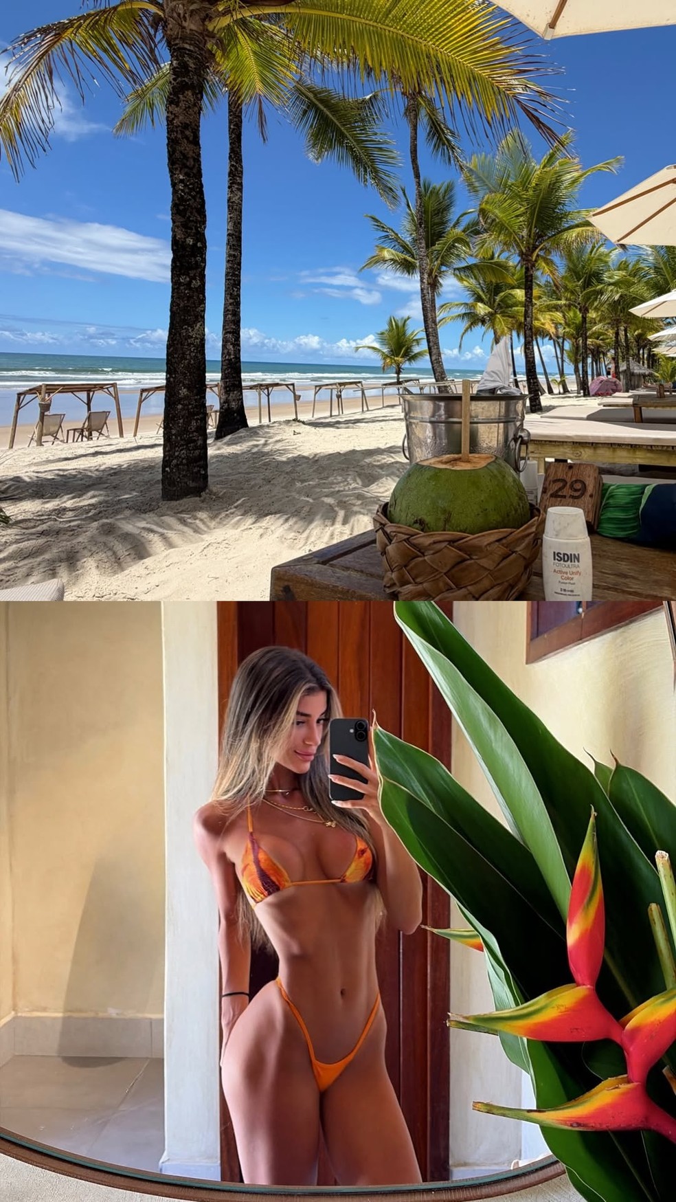 Pietra Cupello estaria vivendo affair e viajando com Cauã Reymond — Foto: Reprodução/Instagram