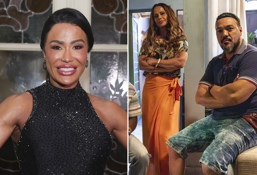 Gracyanne Barbosa vê 'Três Graças' com mãe de Belo e quer cena de beijo ...