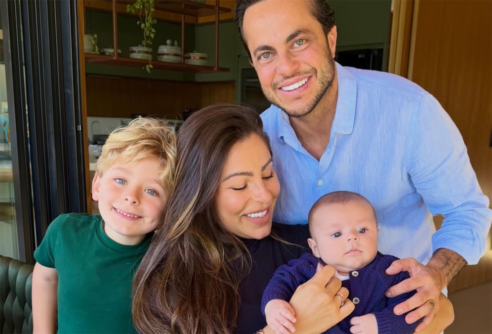 Thammy Miranda, Andressa Miranda e os filhos — Foto: Reprodução/Instagram