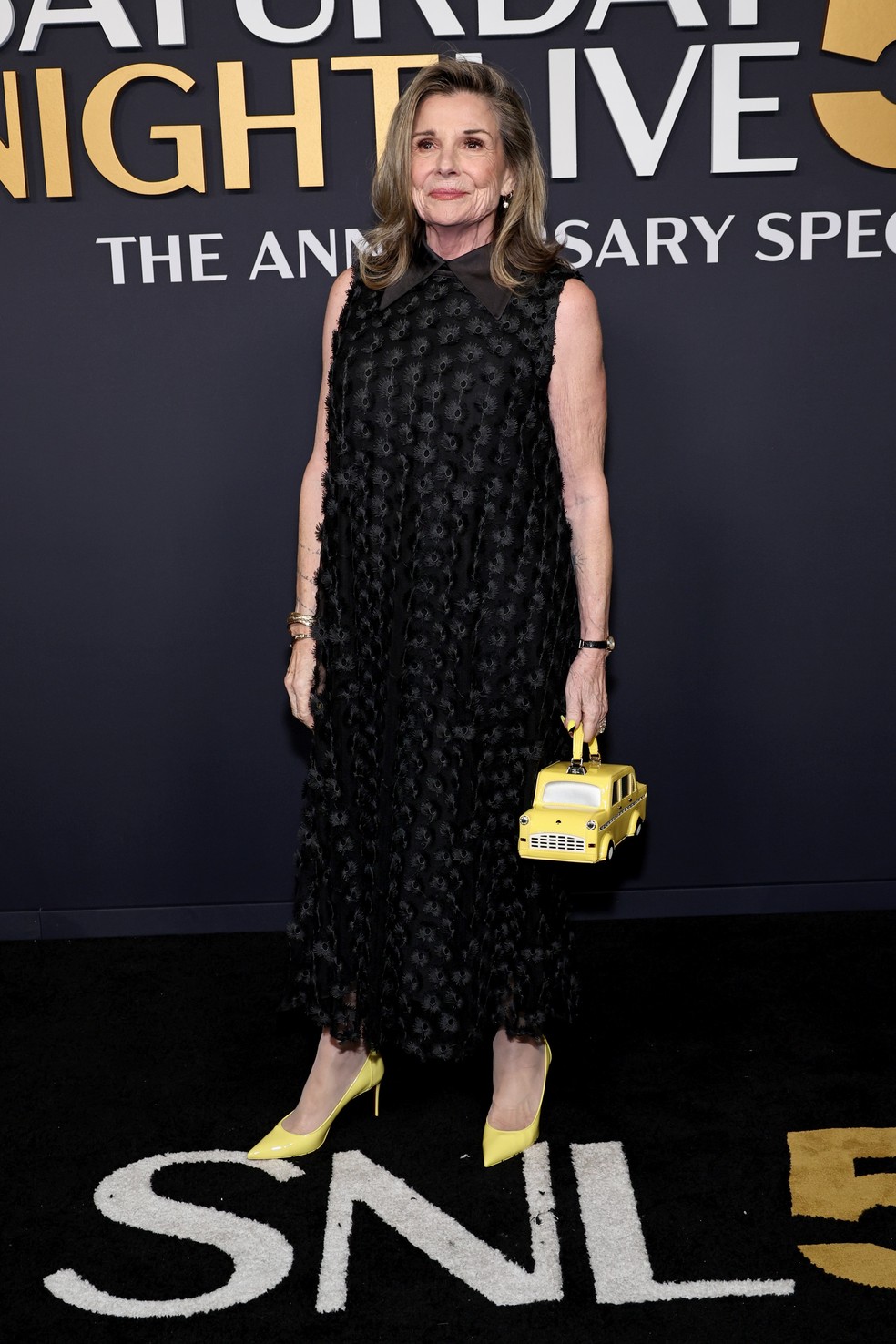 Susan Saint James em evento comemorativo dos 50 anos do 'Saturday Night Live', realizado em fevereiro de 2025 — Foto: Getty Images