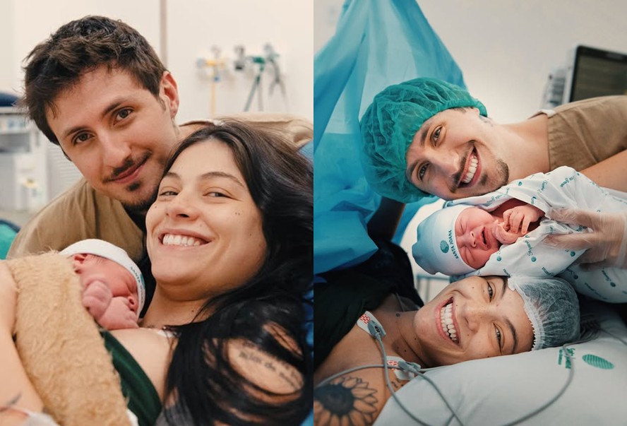 Pkllipe e Marcela Chauh anunciam nascimento do primeiro filho