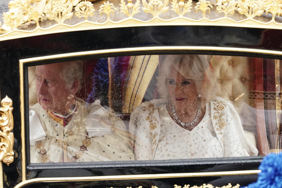 Rei Charles III e Rainha Camilla — Foto: Getty Images