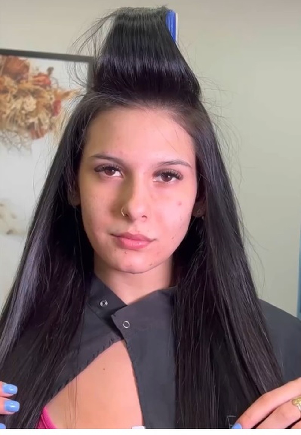 Ana Castela apareceu sem maquiagem no vídeo — Foto: Reprodução/Instagram