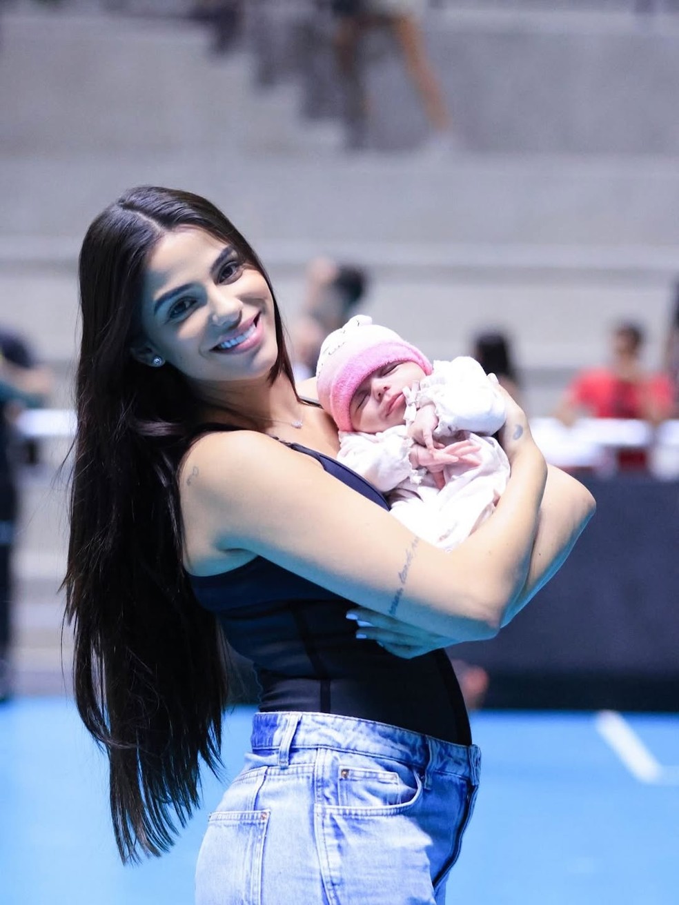 Key Alves e a filha — Foto: Reprodução/Instagram