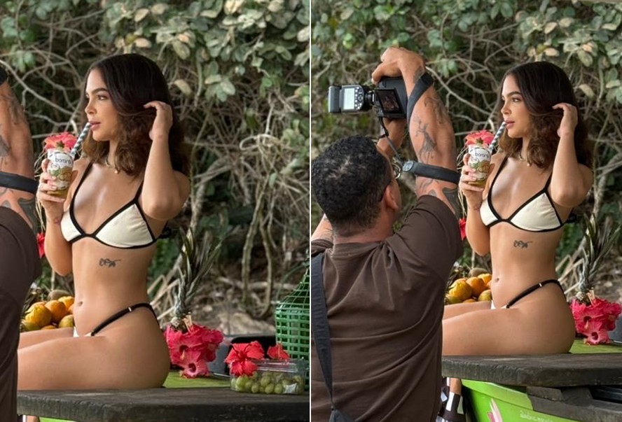 Mel Maia faz ensaio em B&uacute;zios (RJ)