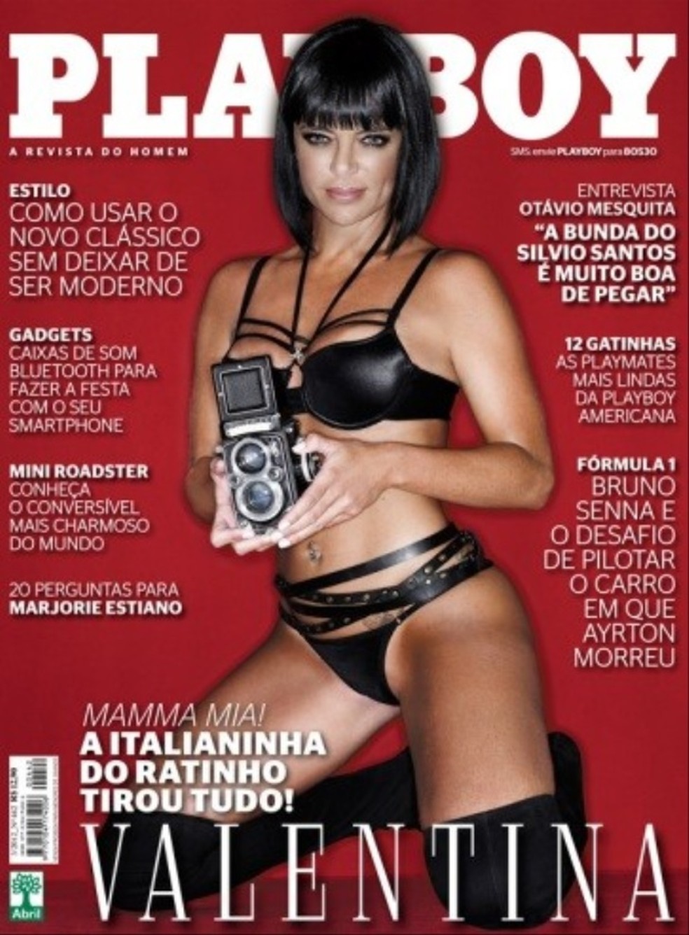 Valentina Francavilla foi capa da Playboy em março de 2012 — Foto: Divulgação