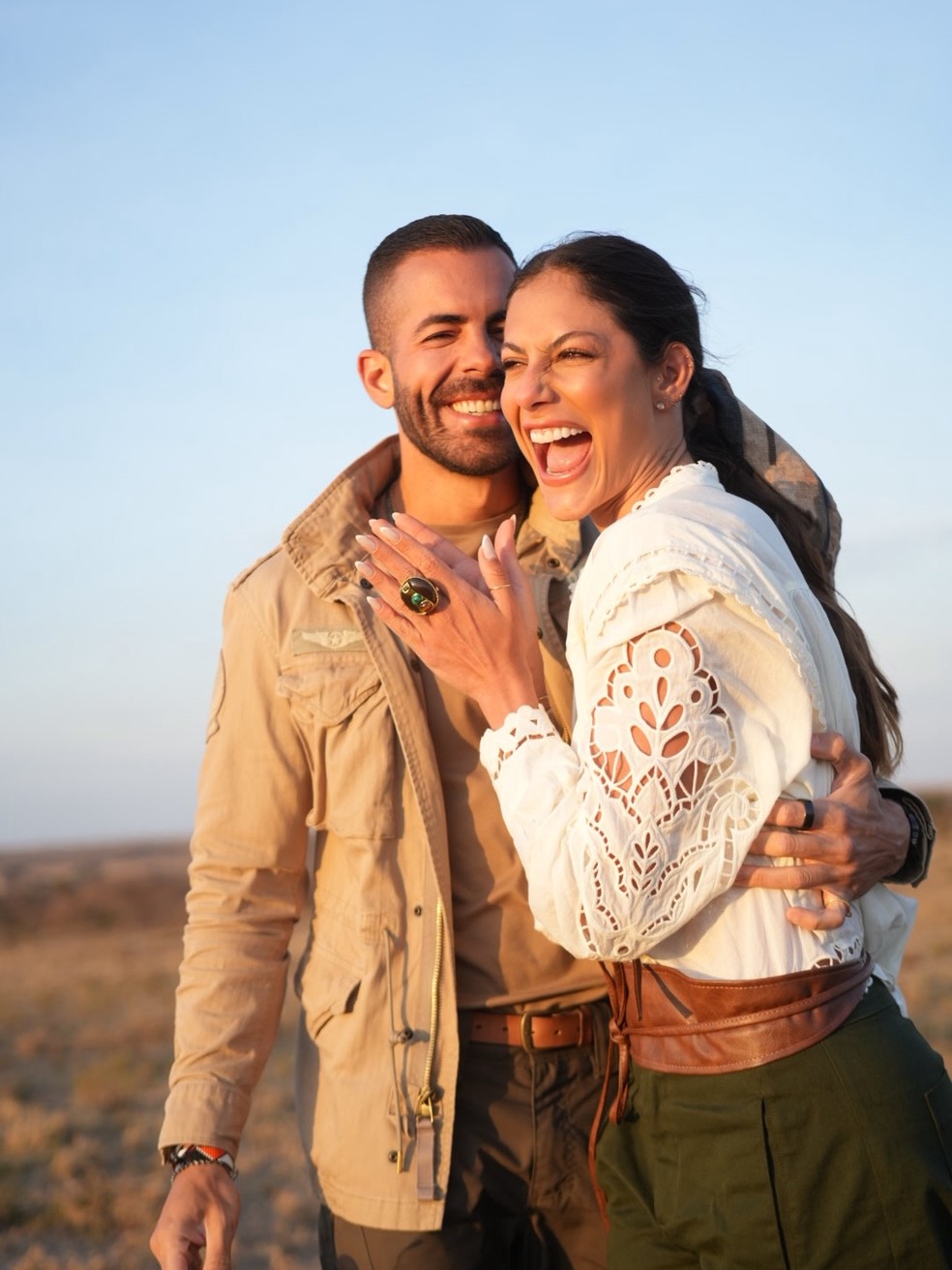 Mari Gonzales mostra fotos do pedido de casamento com Pipo Marques — Foto: Reprodução/ Instagram