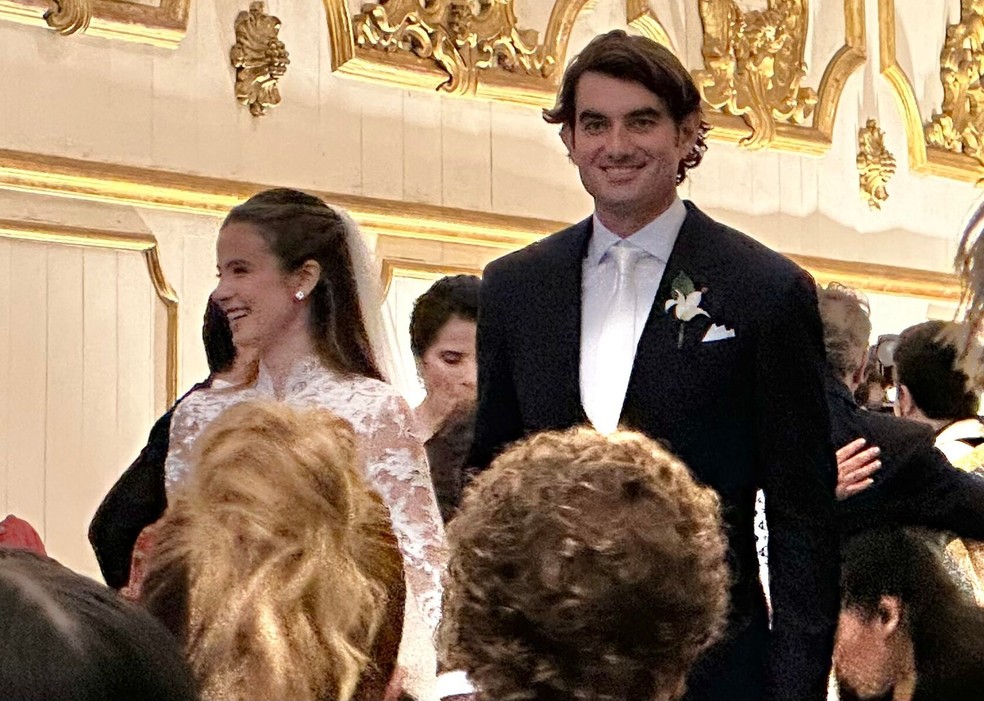Giulia Be e Conor Kennedy se casaram no Rio de Janeiro — Foto: Reprodução/Instagram/Newsmag
