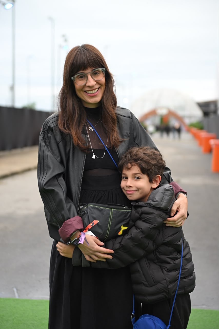 Camila Fremder e o filho, Arthur — Foto: Rômulo Guimarães/CS Eventos
