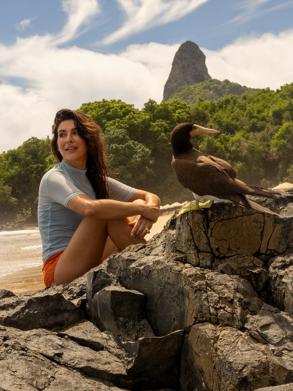Fernanda Paes Leme em Fernando de Noronha — Foto: Reprodução/Instagram