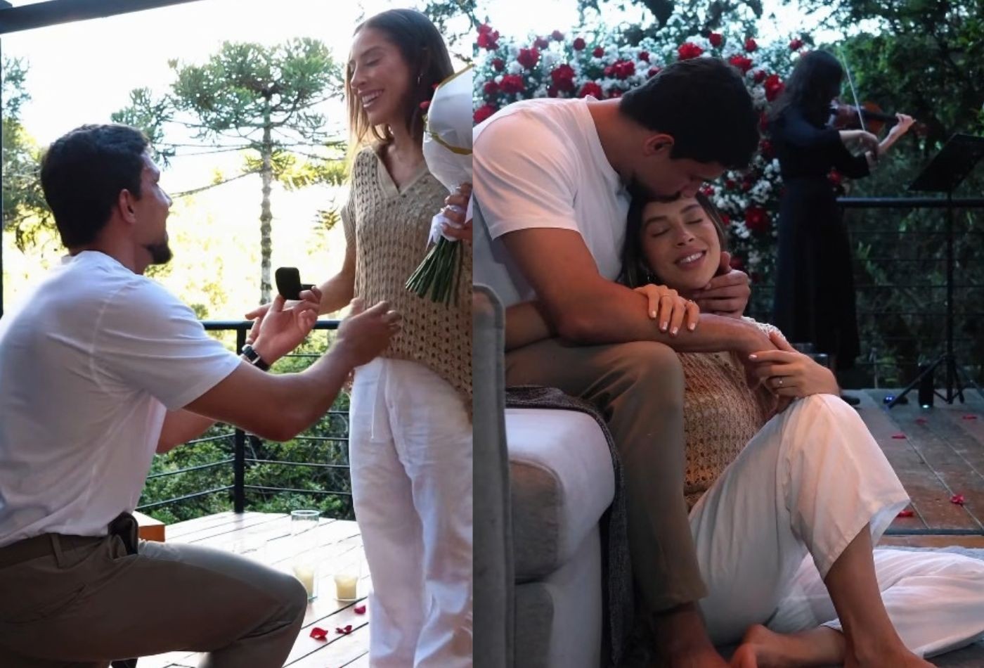 Campeã do BBB 25, Renata Saldanha é pedida em casamento por Maike Allan: 'Oficialmente o nosso para sempre'