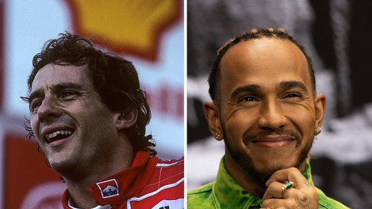 No aniversário de Ayrton Senna, Lewis Hamilton diz que brasileiro é sua inspiração
