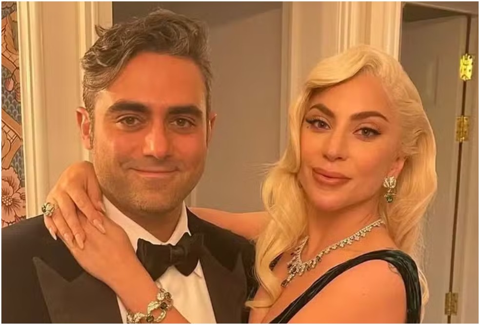 Lady Gaga e Michael Polansky — Foto: Reprodução/Instagram