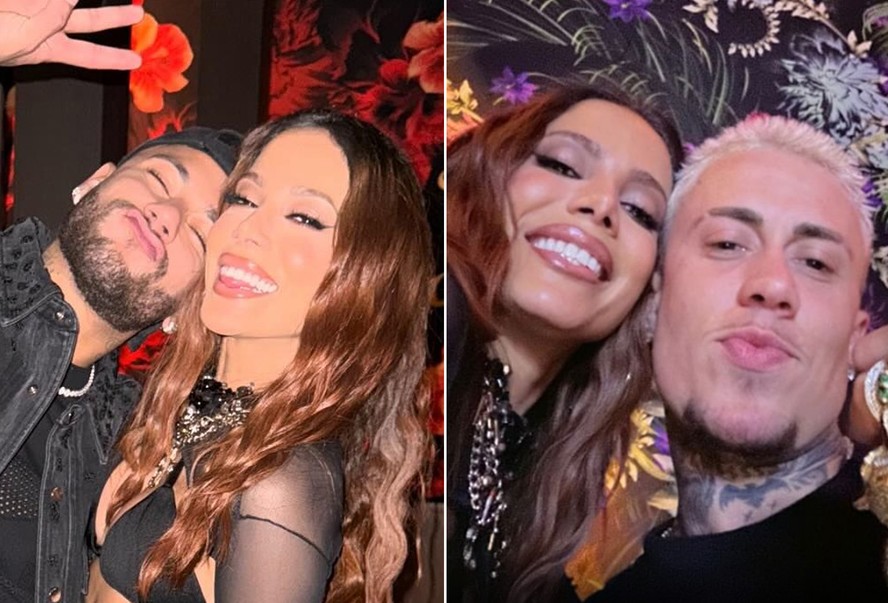 Anitta com Neymar e MC Daniel