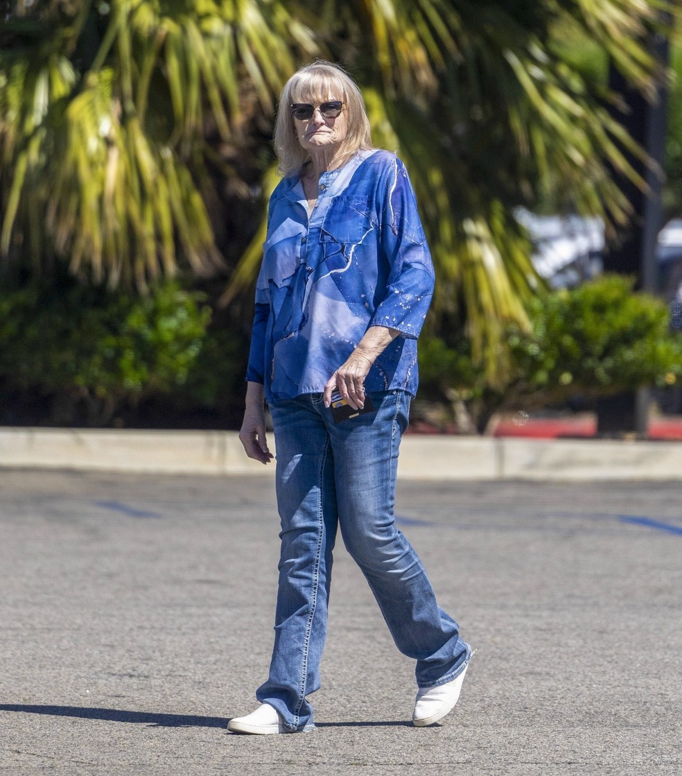 Debbie Rowe, mãe dos filhos de Michael Jackson (1958-2009) — Foto: Grosby Group