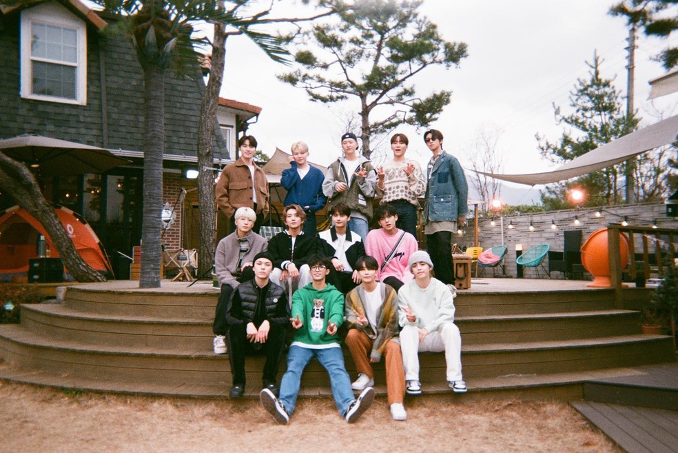 Grupo de K-Pop SEVENTEEN — Foto: Divulgação