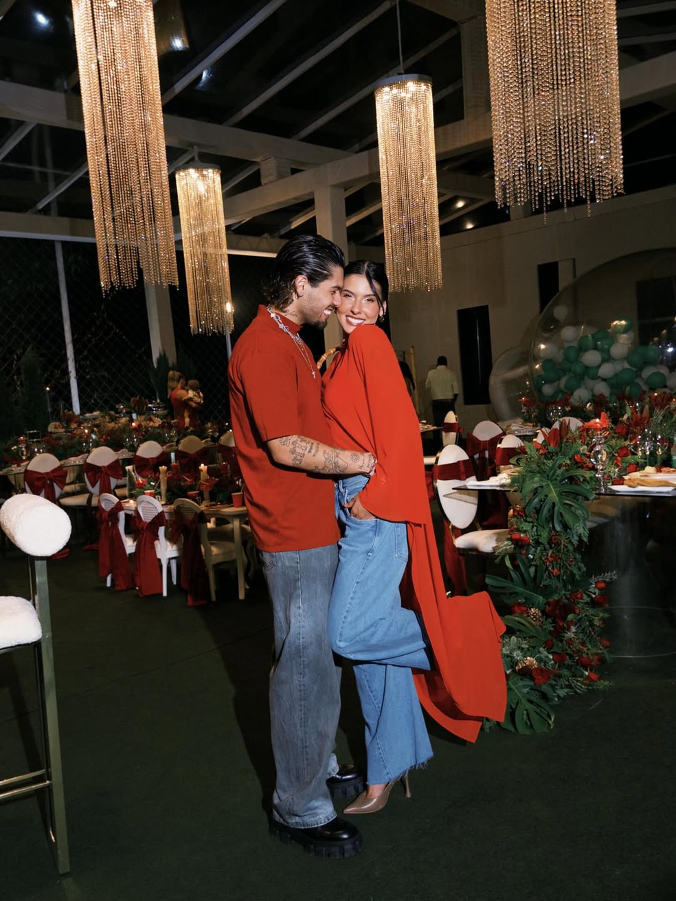 Primeiro Natal de Zé Felipe e Ana Castela — Foto: Reprodução/Instagram