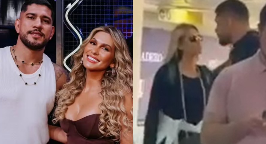 Livia Andrade e lutador Alex 'Poatan' Pereira