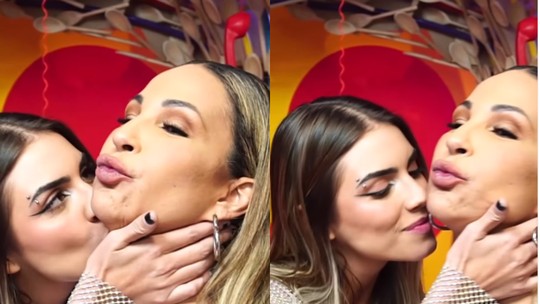Valesca Popozuda ganha carícias e troca beijos com uma fã em quadro no YouTube 