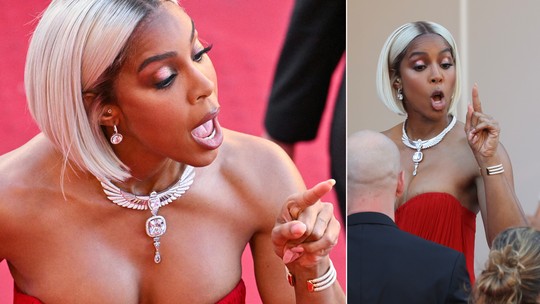 Kelly Rowland discute com seguranças durante tapete vermelho do Festival de Cannes; fotos 