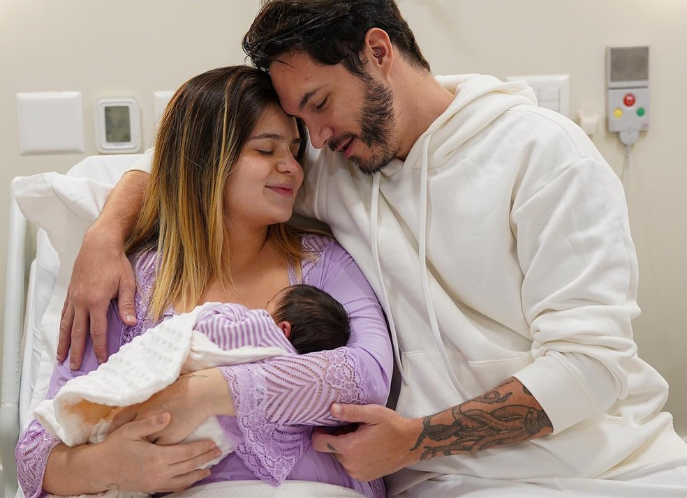 Viih Tube deu à luz Lua, sua primeira filha com o ex-BBB Eliezer — Foto: Reprodução / Instagram