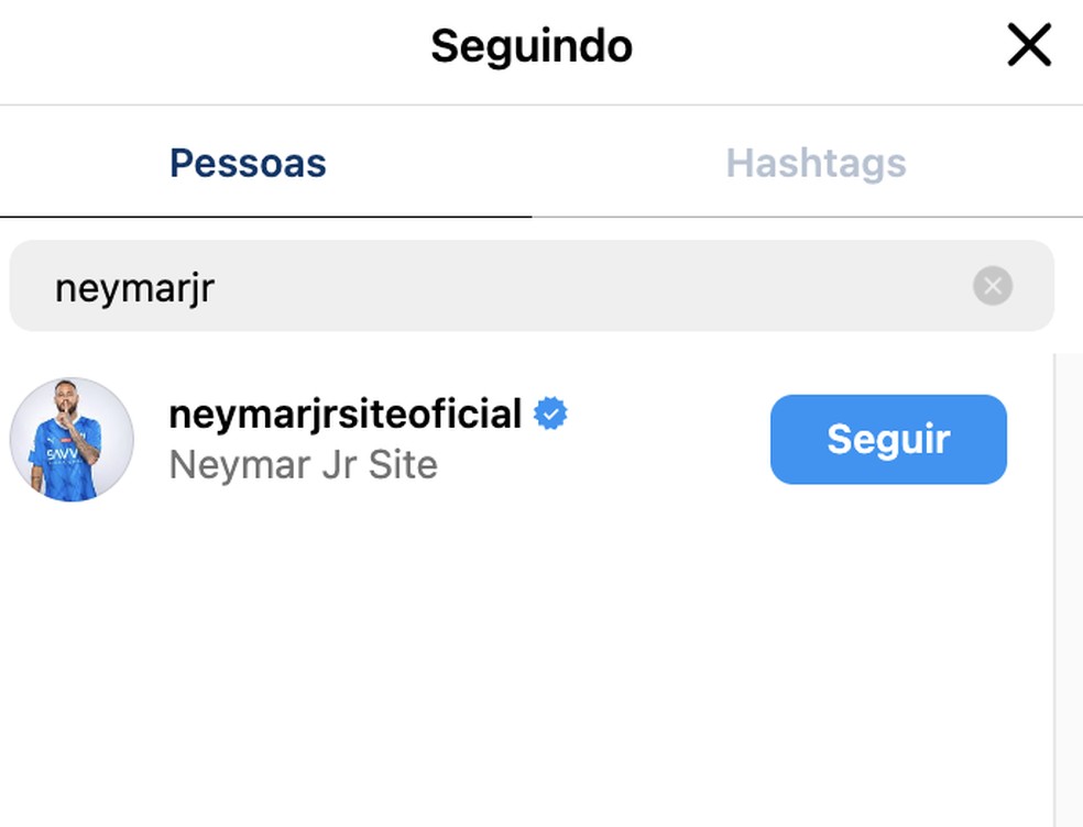 Bruna Biancardi deixa de seguir Neymar nas redes sociais — Foto: Reprodução/Instagram