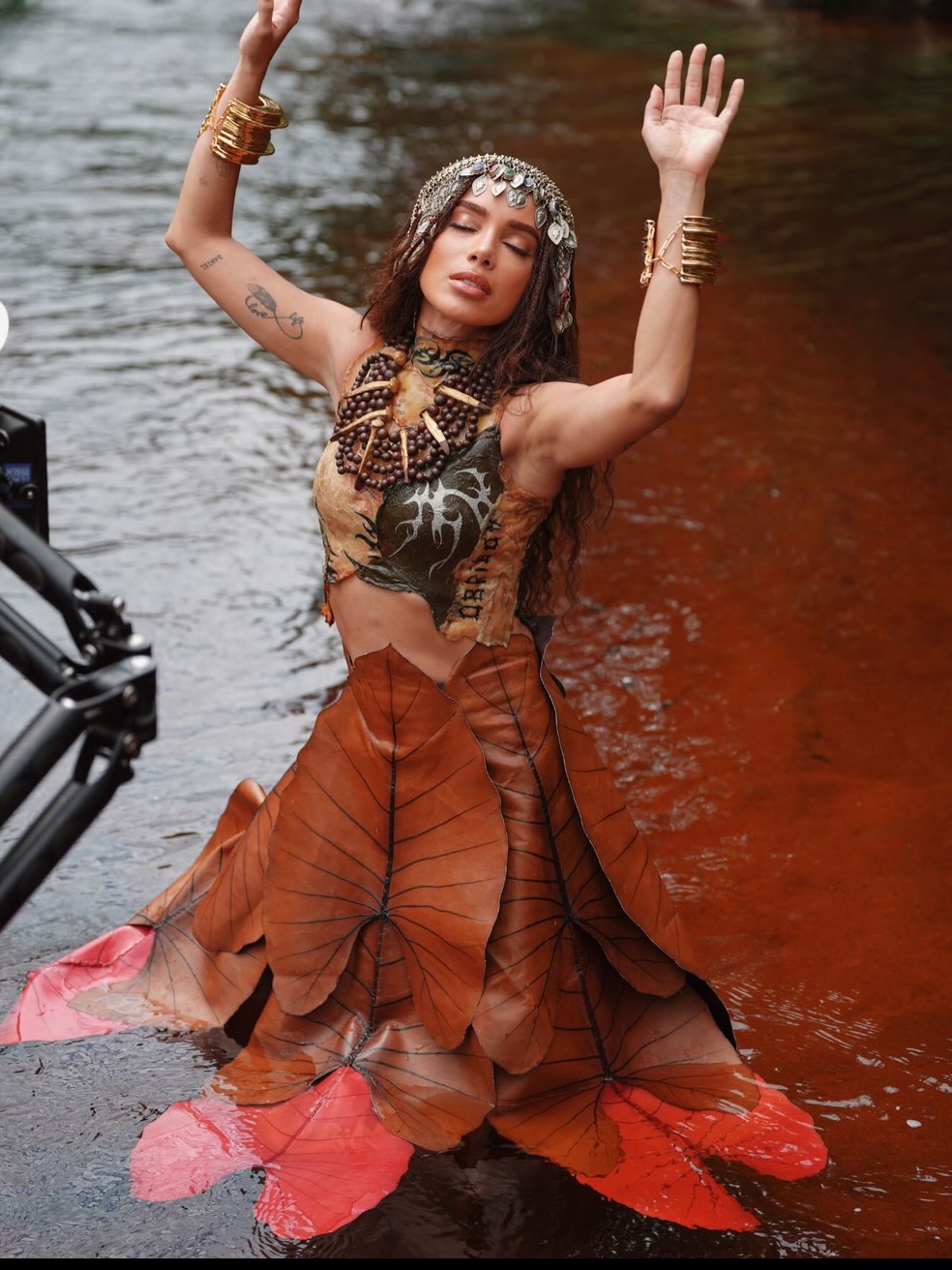 Anitta e Marina Sena após lançamento de single — Foto: Reprodução/Instagram