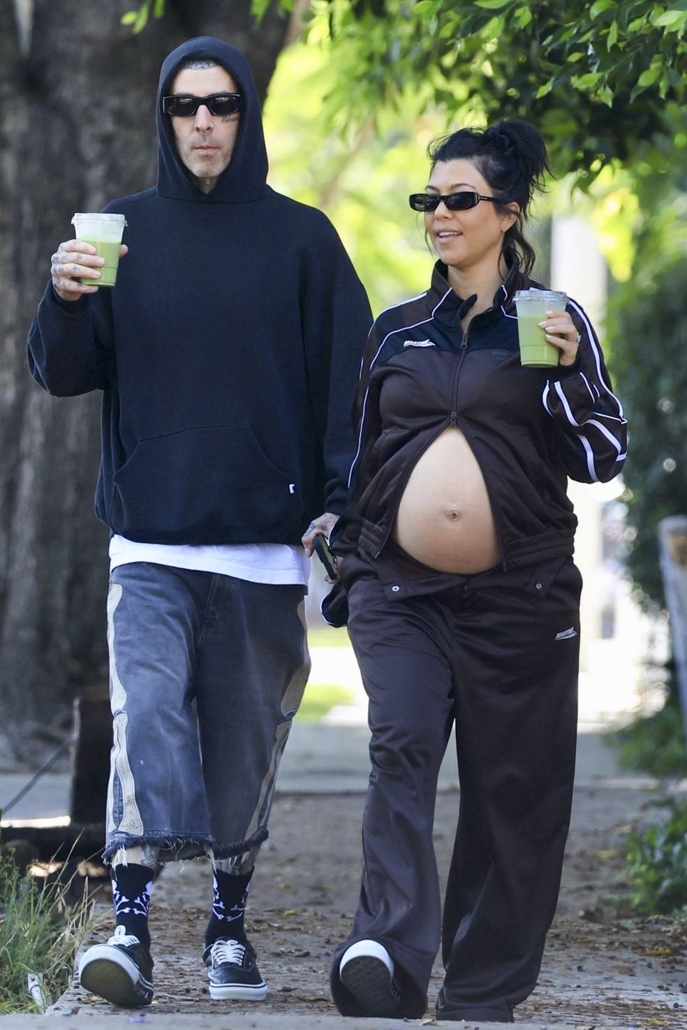 Kourtney Kardashian e Travis Barker — Foto: The Grosby Group