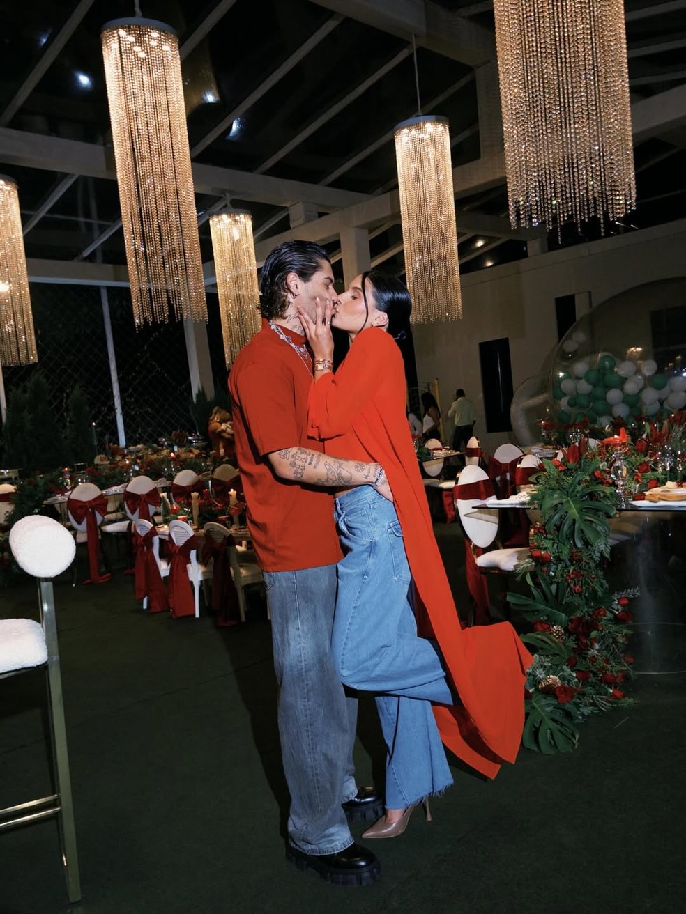 Primeiro Natal de Zé Felipe e Ana Castela — Foto: Reprodução/Instagram