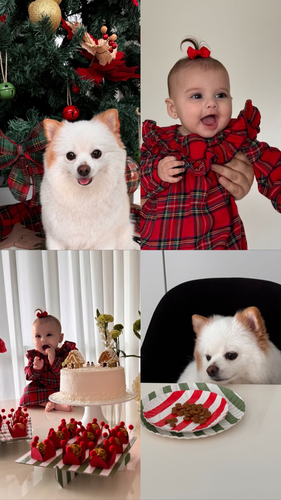 Helena, caçula de Neymar e Amanda Kimberlly, completa 5 meses de vida — Foto: Reprodução/Instagram