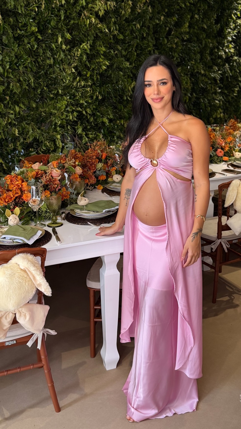 Bruna Biancardi mostra decoração de sua mansão com Neymar para Páscoa — Foto: Reprodução/Instagram
