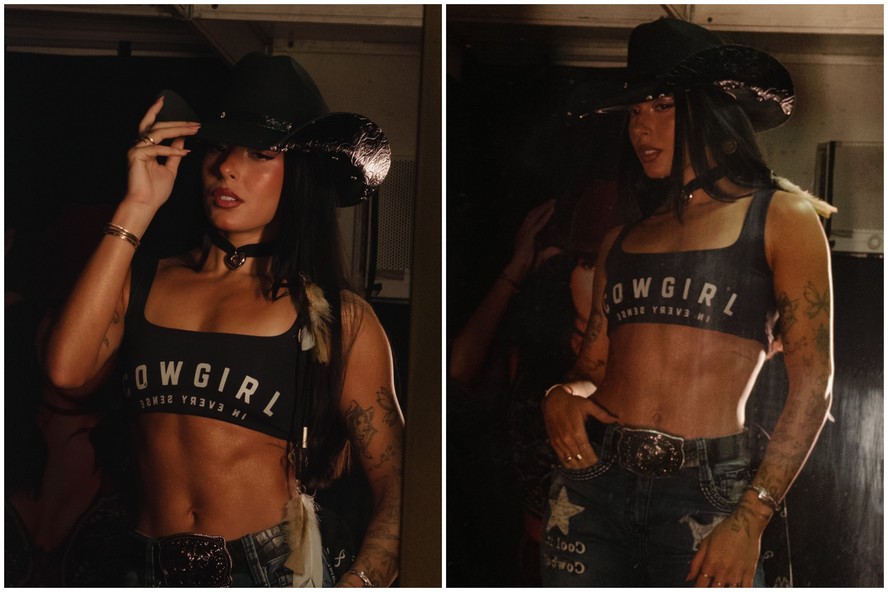 Ana Castela explode a web de elogios ao vestir look “Cowgirl”