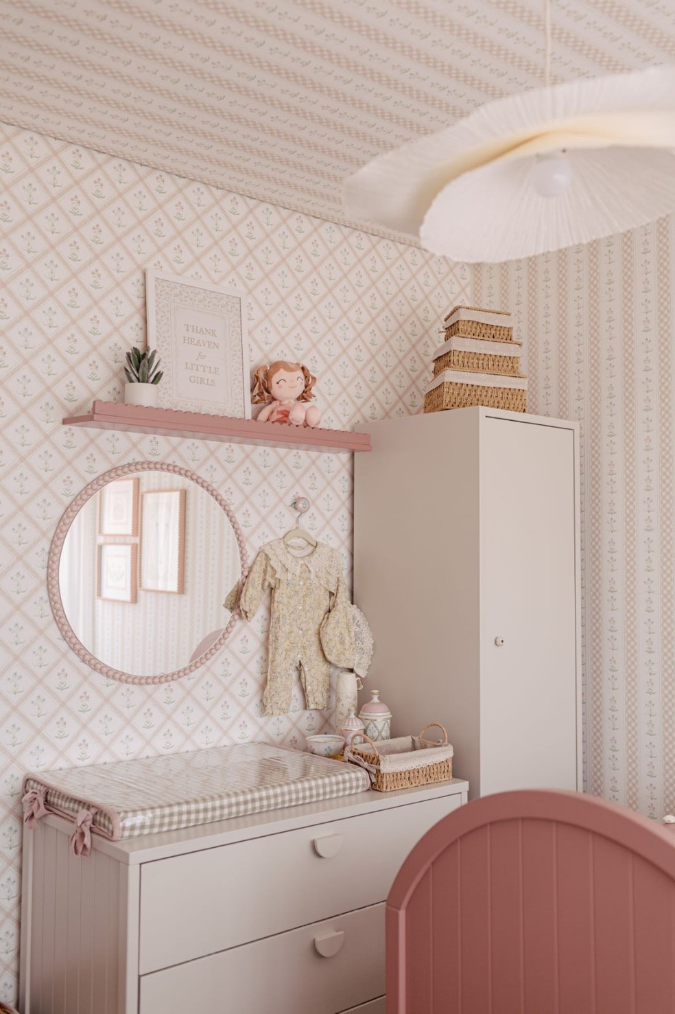 Quarto de Violeta, caçula de Isaías Saad e Vitória Eisfeld — Foto: Divulgação