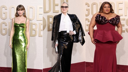 Globo de Ouro 2024: Veja os looks dos famosos no tapete vermelho