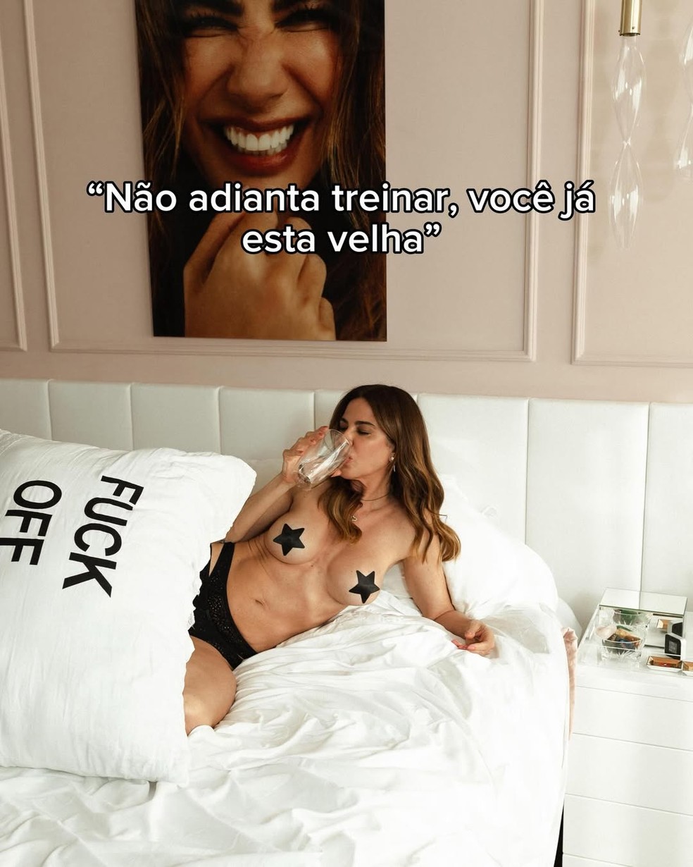 Luciana Gimenez rebate críticas com ensaio fotográfico sensual, e web reage: 'Simples e direta' — Foto: Reprodução/Instagram