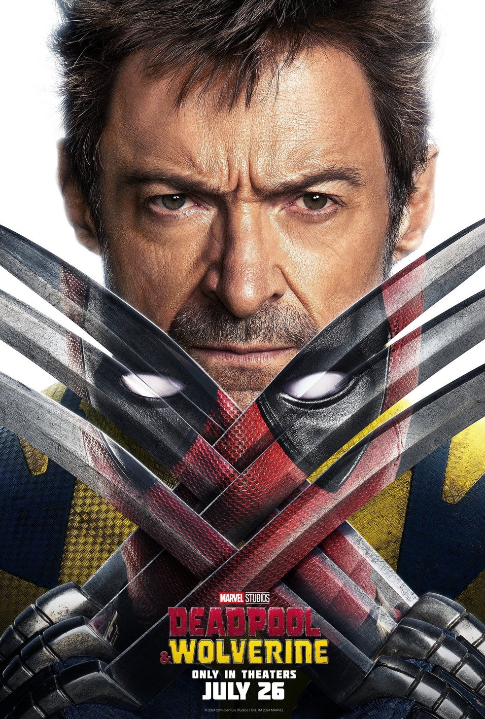 Pôster oficial de 'Deadpool e Wolverine' — Foto: Divulgação