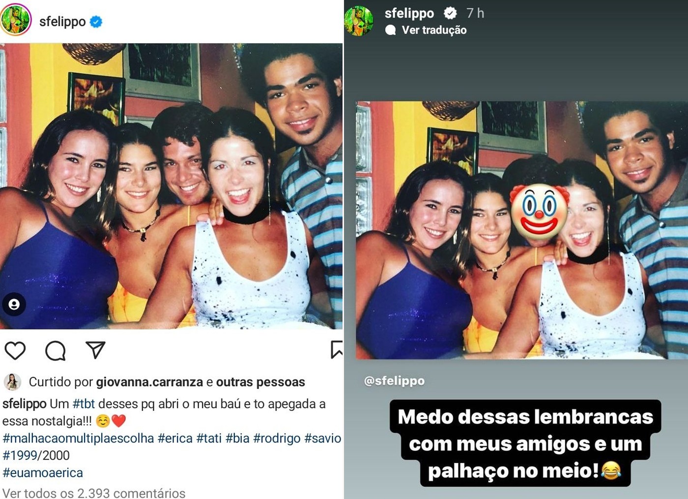Samara Felippo esconde rosto de Mário Frias em foto e debocha de ex ...