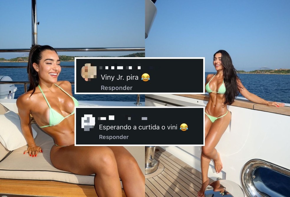 Web espera curtida de Vini Jr. em foto de Duda Freire — Foto: Reprodução/Instagram